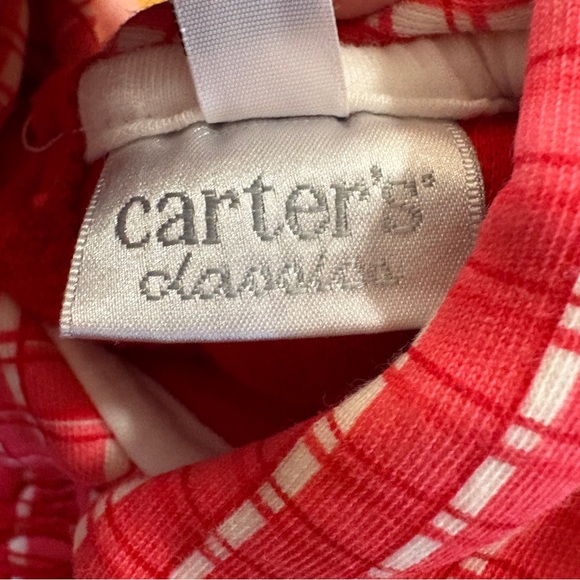 Vintage Carters Classic baby sweater Red Cats Embroidered Newborn 0-1 months - Picture 7 of 9